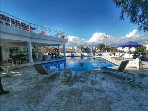 venta de apartamento amueblado en boca chica