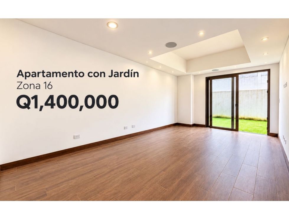 Apartamento con jardín ????Naru 16