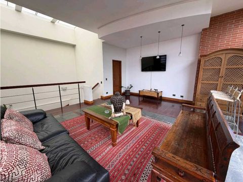 apartamento en los samanes con terraza y vista 333c400t