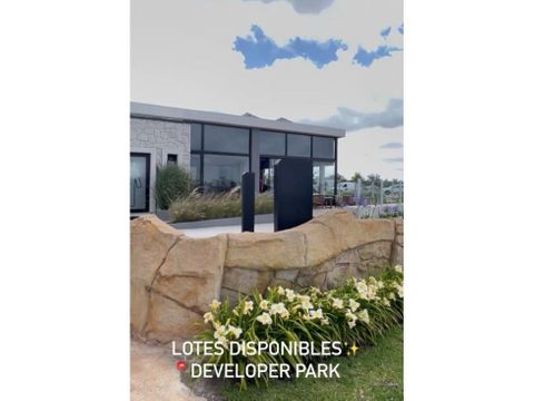 lote terreno en developer park