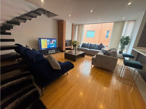 se vende apartaestudio duplex en chico norte a